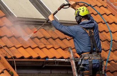 Démoussage et hydrofuge de toiture à Potangis